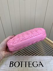 Bottega Veneta Knot Padded Intreccio Pink - 2