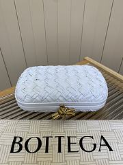 Bottega Veneta Knot Padded Intreccio White - 3