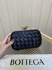 Bottega Veneta Knot Padded Intreccio Black - 1