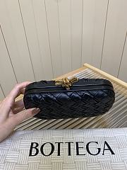 Bottega Veneta Knot Padded Intreccio Black - 5