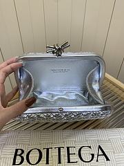 Bottega Veneta Knot Padded Intreccio Silver - 6