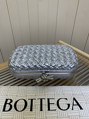 Bottega Veneta Knot Padded Intreccio Silver - 4