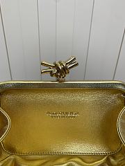 Bottega Veneta Knot Padded Intreccio Gold - 2