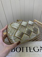 Bottega Veneta Knot Padded Intreccio Gold and Silver Gradient - 5
