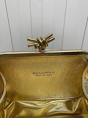 Bottega Veneta Knot Padded Intreccio Gold and Silver Gradient - 3