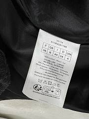 Miumiu Collar Peter Pan Wool Coat Dress Black - 3