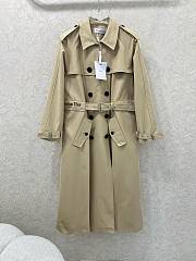 Dior Lapel Belted Trench Coat - 1