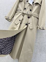 Dior Lapel Belted Trench Coat - 6