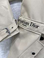Dior Lapel Belted Trench Coat - 5