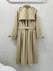 Dior Lapel Belted Trench Coat - 2
