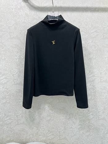 Louis vuitton | Turtleneck long sleeve shirt in black