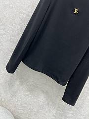 Louis vuitton | Turtleneck long sleeve shirt in black - 3