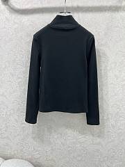 Louis vuitton | Turtleneck long sleeve shirt in black - 2