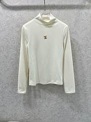 Louis Vuitton Turtleneck long sleeve shirt in white - 1
