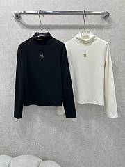 Louis Vuitton Turtleneck long sleeve shirt in white - 6