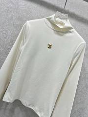 Louis Vuitton Turtleneck long sleeve shirt in white - 5