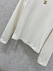 Louis Vuitton Turtleneck long sleeve shirt in white - 4