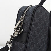 Gucci GG Black medium briefcase in black Supreme - 3