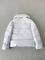 Fendi Wool Collar Ski Down Jacket White - 6