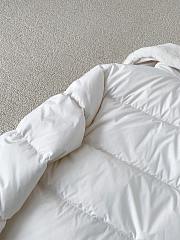 Fendi Wool Collar Ski Down Jacket White - 4