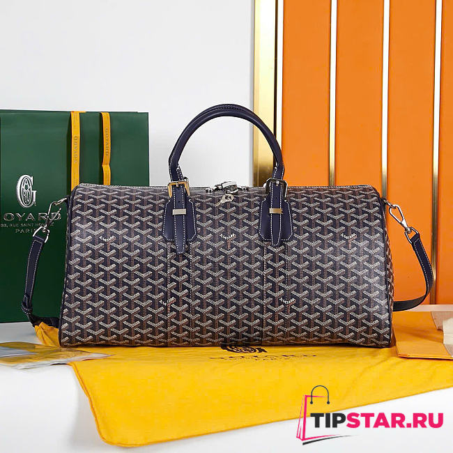 Goyard Boston 45 bag Navy Blue - 1
