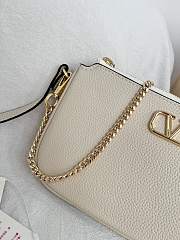 Valentino Garavani Mini VLogo Signature Crossbody Bag White - 3