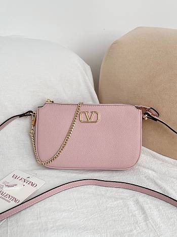 Valentino Garavani Mini VLogo Signature Crossbody Bag Pink