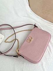 Valentino Garavani Mini VLogo Signature Crossbody Bag Pink - 2