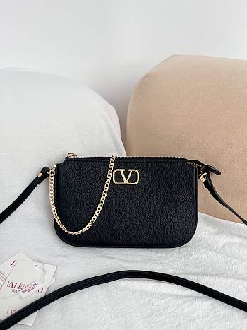 Valentino Garavani Mini VLogo Signature Crossbody Bag Black