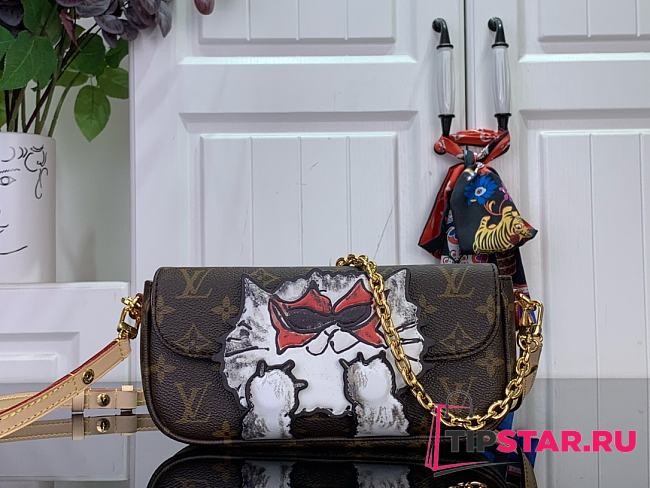 Louis Vuitton Wallet On Chain Ivy Monogram Kitty - 1