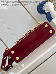 Louis Vuitton Capucines East-West In Burgundy Size 26x14x8 cm - 3