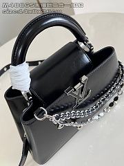 Louis Vuitton Capucines East-West In Black Size 26x14x8 cm - 2