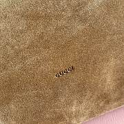 Gucci Women Suede Tote Bag In tan Color - 3