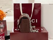 Gucci GG Marmont shoulder bag Dark brown size 23x14x6 cm - 4