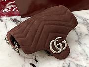 Gucci GG Marmont mini shoulder bag Dark brown - 4