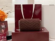 Gucci GG Marmont mini shoulder bag Dark brown - 3