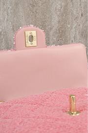 Chanel Quilted Sequins & Gold-Tone Metal Pink Backpack - 6