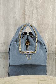 Chanel 25 Medium Hobo Bag In Blue - 1