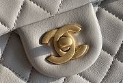 Chanel Lambskin Flap Bag In Light Blue - 3
