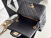 Chanel Lambskin Flap Bag In Black - 3