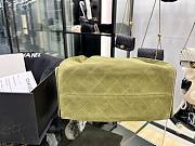Chanel Small 25 handbag Wool tweed Green - 2