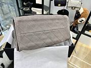 Chanel Small 25 handbag Wool tweed Gray - 4