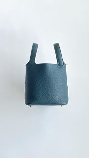 Hermes Picotin Lock Bleu Orage - 3