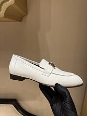Hermes classic vintage-style loafers white - 5