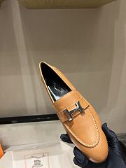 Hermes classic vintage-style loafers brown - 3