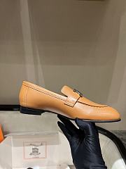 Hermes classic vintage-style loafers brown - 4