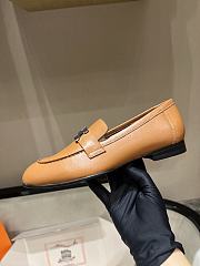 Hermes classic vintage-style loafers brown - 2