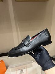 Hermes classic vintage-style loafers black - 3