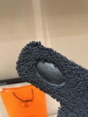 Hermes Fur Orange Silippers 02 - 6