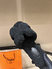 Hermes Fur Orange Silippers 02 - 4